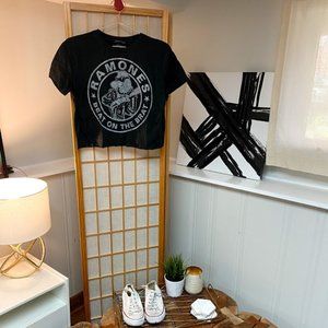 Ramones Band Crop Top